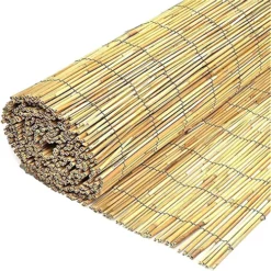 2m X 4m Bamboo Screening Roll Panel Natural Fence Peeled Reed Fencing Outdoor Garden