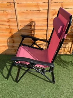 Blush Pink Zero Gravity Chair Lounger -Sansisbar Store blush pink zero gravity chair lounger5017193109347 03c MP