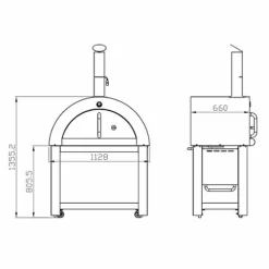 Callow Pizza Oven Large With Cover -Sansisbar Store callow pizza oven large with cover0646437602228 04c MP