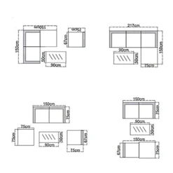 EVRE Brown Rattan Outdoor Garden Furniture Set 4 Seater California Sofa Set With Coffee Table 7 EVRE Brown Rattan Outdoor Garden Furniture Set 4 Seater California Sofa Set With Coffee Table -Sansisbar Store evre brown rattan outdoor garden furniture set 4 seater california sofa set with coffee table5060381723320 04c MP