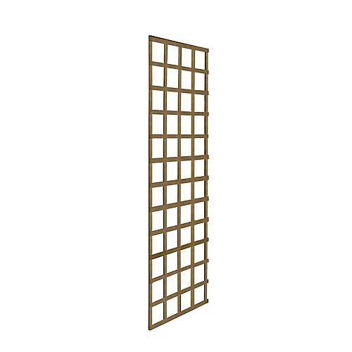Forest Garden 6ft Square European Softwood Trellis Panel (W)61cm X (H)183cm 2 Forest Garden 6ft Square European Softwood Trellis Panel (W)61cm X (H)183cm - Image 2