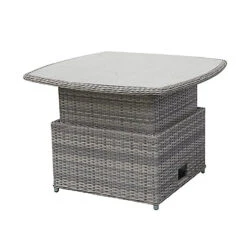 GoodHome Hamilton Steeple Grey Rattan Effect 8 Seater Garden Furniture Set -Sansisbar Store goodhome hamilton steeple grey rattan effect 8 seater garden furniture set5059340604923 22c