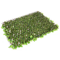 Livingandhome Expanding Artificial Green Apple Leaves Privacy Fence Garden Trellis 180 X 90 Cm -Sansisbar Store livingandhome expanding artificial green apple leaves privacy fence garden trellis 180 x 90 cm0670586481366 04c MP