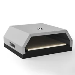 Livingandhome Silver Stainless Steel Pizza Oven With Built In Temperature Gauge -Sansisbar Store livingandhome silver stainless steel pizza oven with built in temperature gauge0670586481038 03c MP