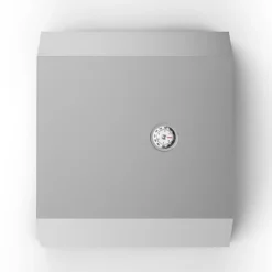 Livingandhome Silver Stainless Steel Pizza Oven With Built In Temperature Gauge -Sansisbar Store livingandhome silver stainless steel pizza oven with built in temperature gauge0670586481038 04c MP