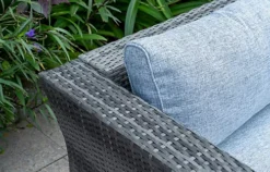 OUT & OUT Tarina Outdoor Rattan Corner Lounge Set With Cushion Box - 8 Seats -Sansisbar Store out out tarina outdoor rattan corner lounge set with cushion box 8 seats0617588429262 04c MP