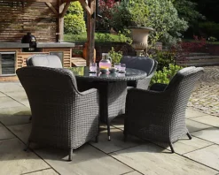 Paris 4 Seater Dining Imperial Set