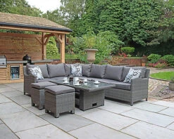 Paris 7pc Deluxe Modular Corner Dining Set -Sansisbar Store paris 7pc deluxe modular corner dining set5020125293526 04c MP