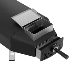 Table Top Pizza Oven High Performance Pellet Fired Pizza Oven - Stainless Steel - L76.5 X W35.2 X H77 Cm - Black/Silver -Sansisbar Store table top pizza oven high performance pellet fired pizza oven stainless steel l76 5 x w35 2 x h77 cm black silver4011964111738 04c MP