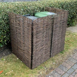 Willow Wheelie Bin Screen Metal Frame (Double) -Sansisbar Store willow wheelie bin screen metal frame double 5060266594045 03c MP